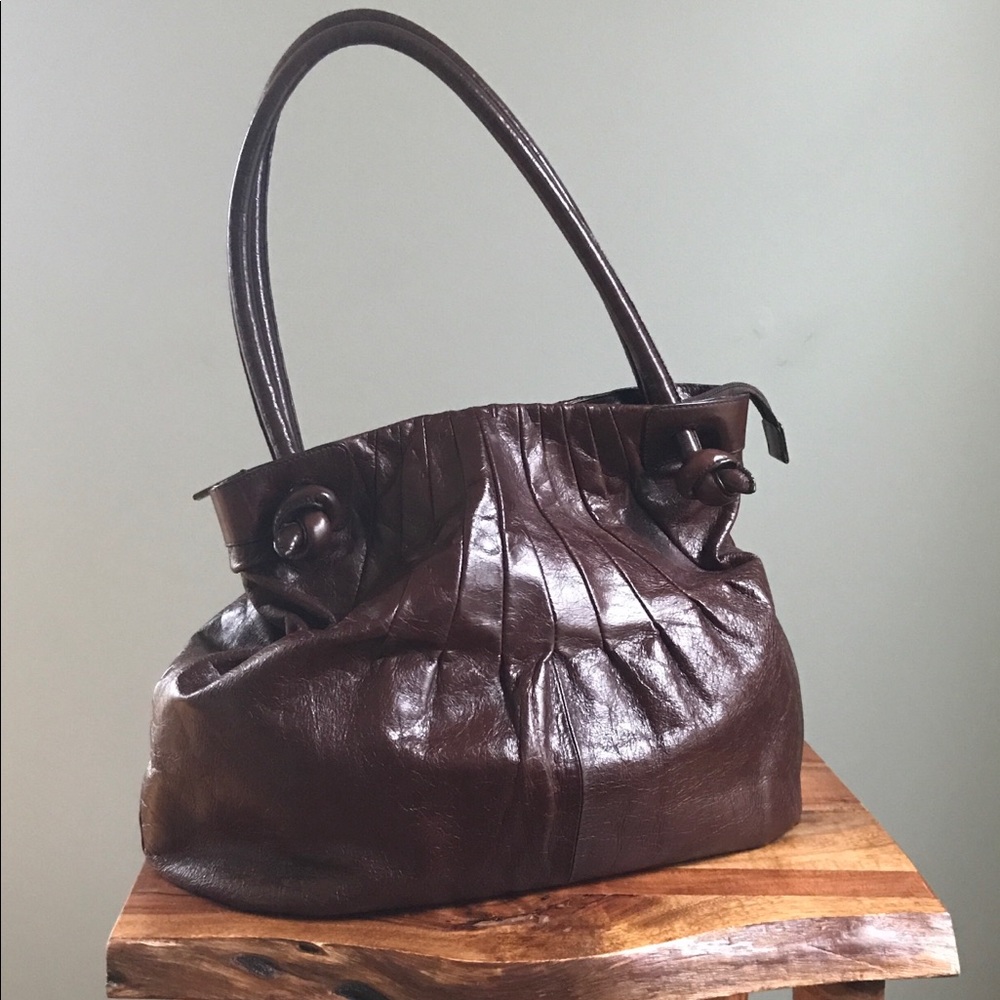 HOBO International Brown Leather Shoulder Bag